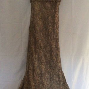 Stunning silk dress.